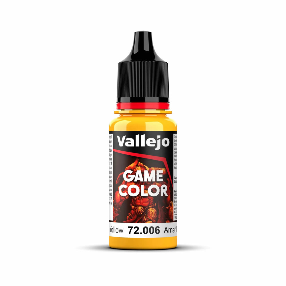 Vallejo - Game Colour - Sun Yellow 18ml-Paint-LetsPlayGames-ProHobbies