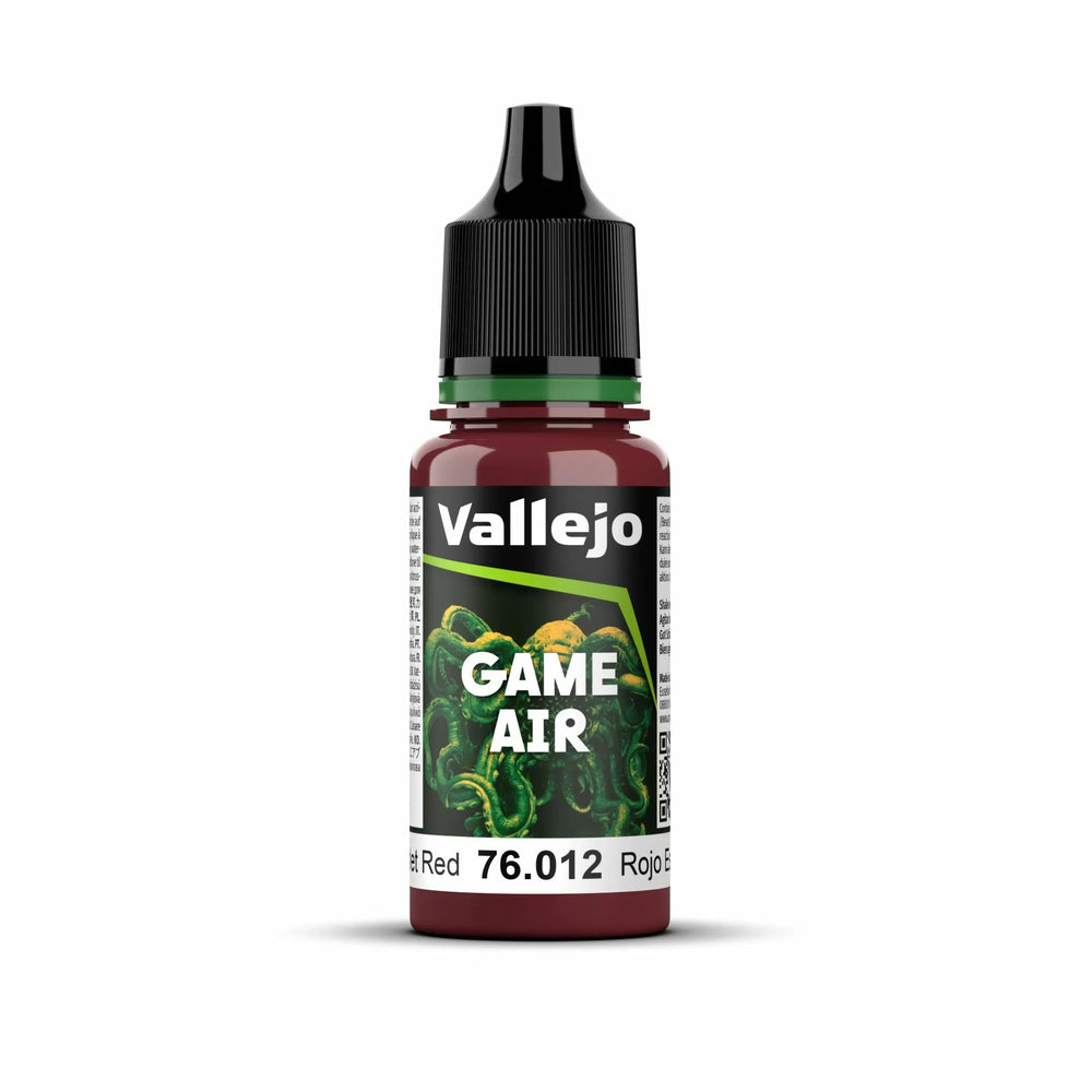 Vallejo Game Air - Scarlet Red 18 ml-Air brush Paint-LetsPlayGames-ProHobbies