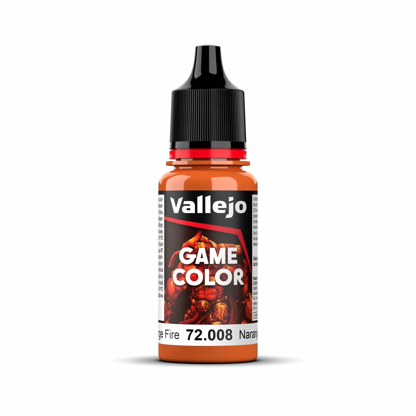 Vallejo - Game Colour - Orange Fire 18ml)-Paint-LetsPlayGames-ProHobbies