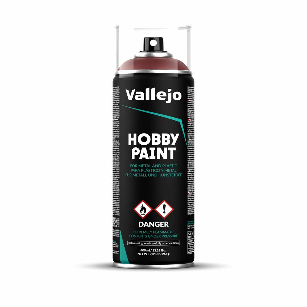 Vallejo Aerosol Spray Primer - Gory Red 400ml-Lets Play Games-ProHobbies