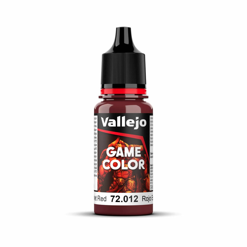 Vallejo - Game Colour - Scarlet Red 18ml-Paint-LetsPlayGames-ProHobbies