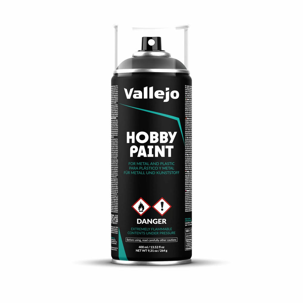 Vallejo Aerosol Spray Primer - Panzer Grey 400ml-Games Workshop-ProHobbies