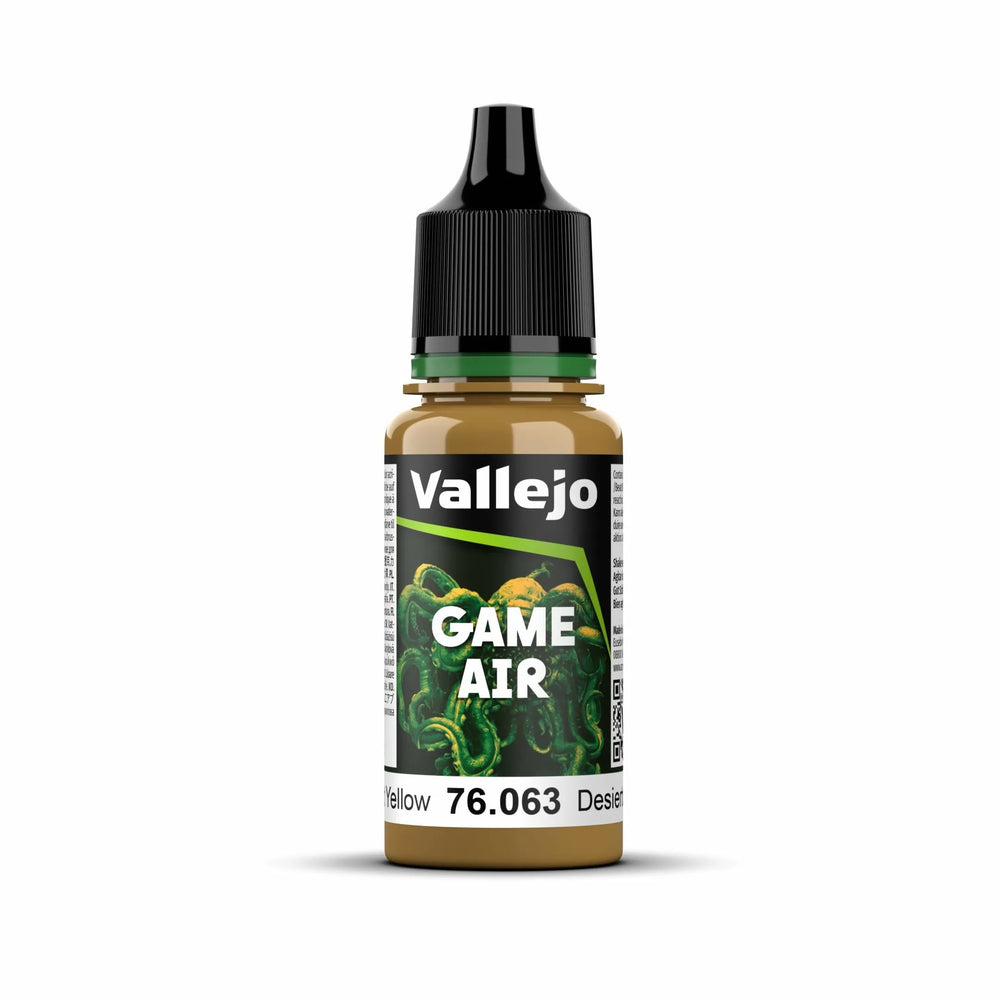 Vallejo - Game Air - Desert Yellow 18 ml-Air brush Paint-LetsPlayGames-ProHobbies