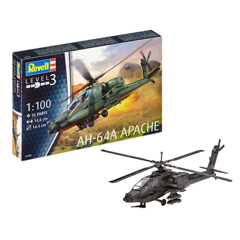 
                  
                    REVELL AH-64A APACHE 1:100 MODEL KIT
                  
                