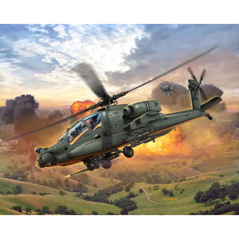 
                  
                    REVELL AH-64A APACHE 1:100 MODEL KIT
                  
                