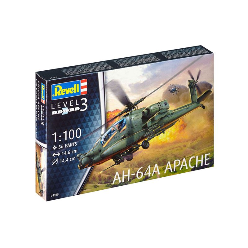 
                  
                    REVELL AH-64A APACHE 1:100 MODEL KIT
                  
                