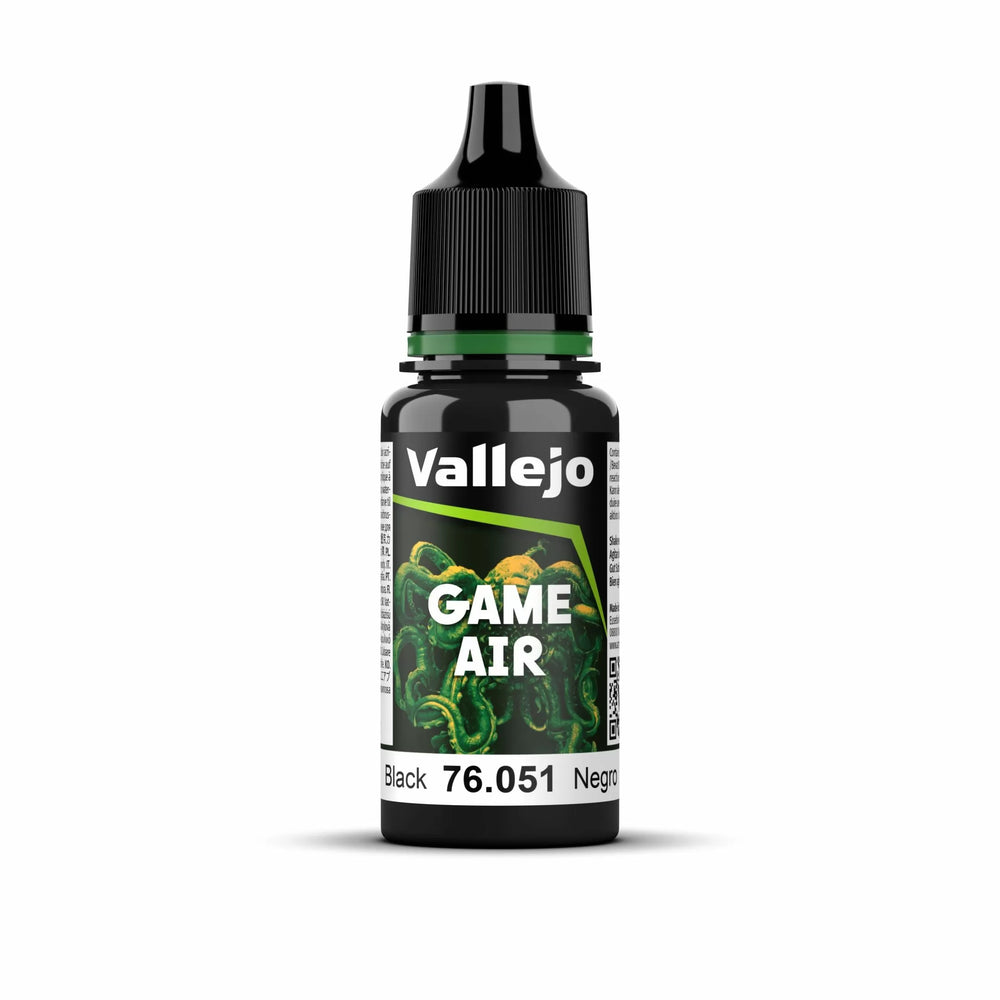 Vallejo - Game Air - Black 18 ml-Air brush Paint-LetsPlayGames-ProHobbies