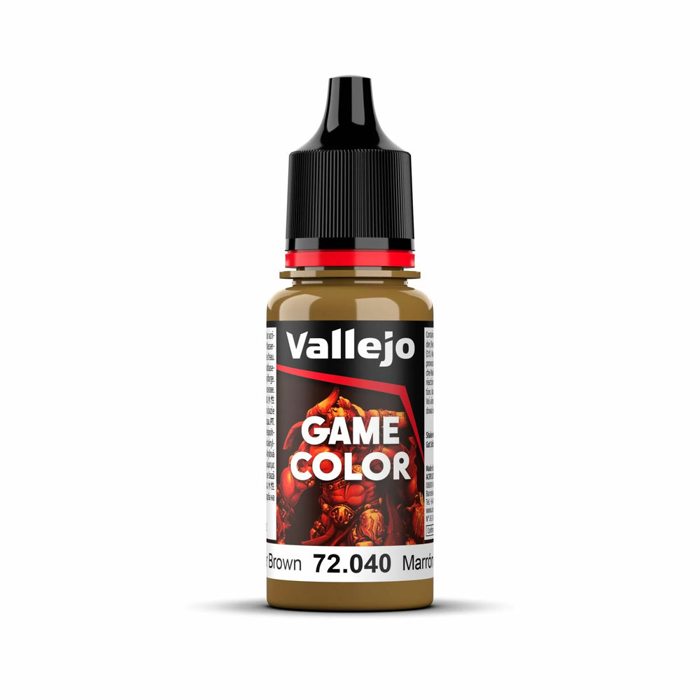 Vallejo - Game Colour - Leather Brown 18ml-Paint-LetsPlayGames-ProHobbies