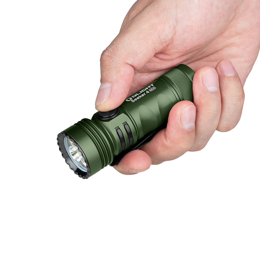 
                  
                    Olight Seeker 4 Mini 1200 Lumens Mini EDC Torch with White & UV Light
                  
                