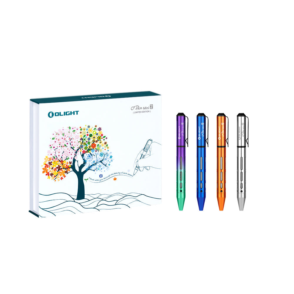 
                  
                    Olight Open Mini 2 Multi-functional Bolt Action Pen with Ballpoint and Pencil Tip - Set of 4
                  
                