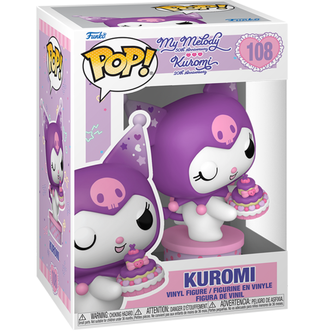 
                  
                    Hello Kitty & Friends - Kuromi with Cake 20th Anniversary Pop! Vinyl
                  
                