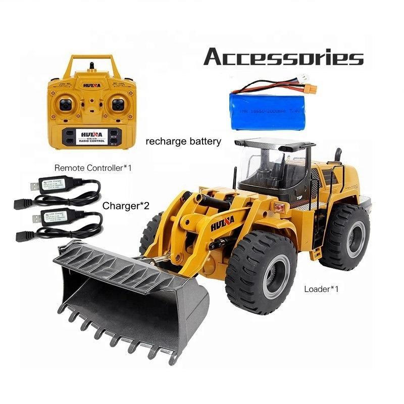 
                  
                    HuiNa 1583 1:14 Remote control Metal Wheel Loader-RC Construction-Huina-ProHobbies
                  
                