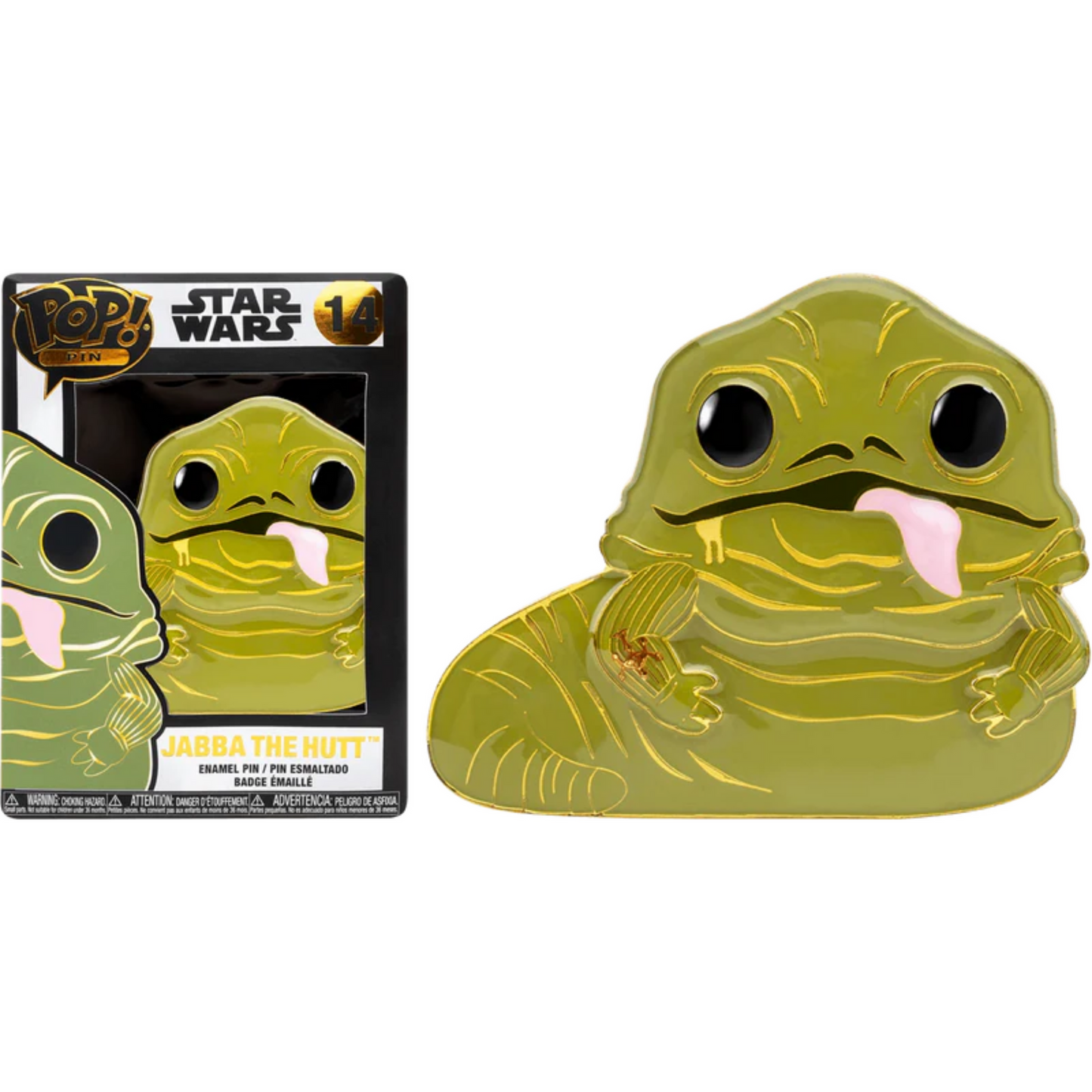 Star Wars - Jabba the Hutt 4" Pop! Enamel Pin