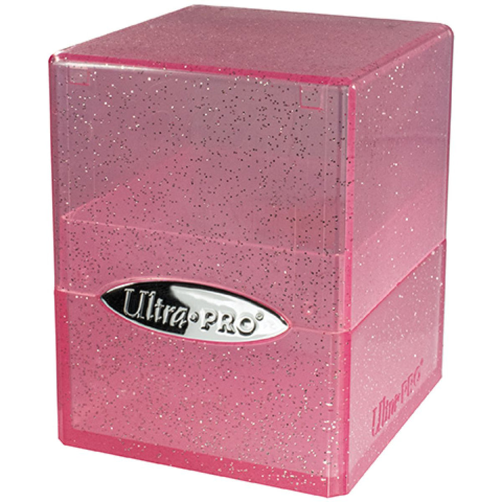 Ultra Pro Satin Cube Deck Box Glitter Pink