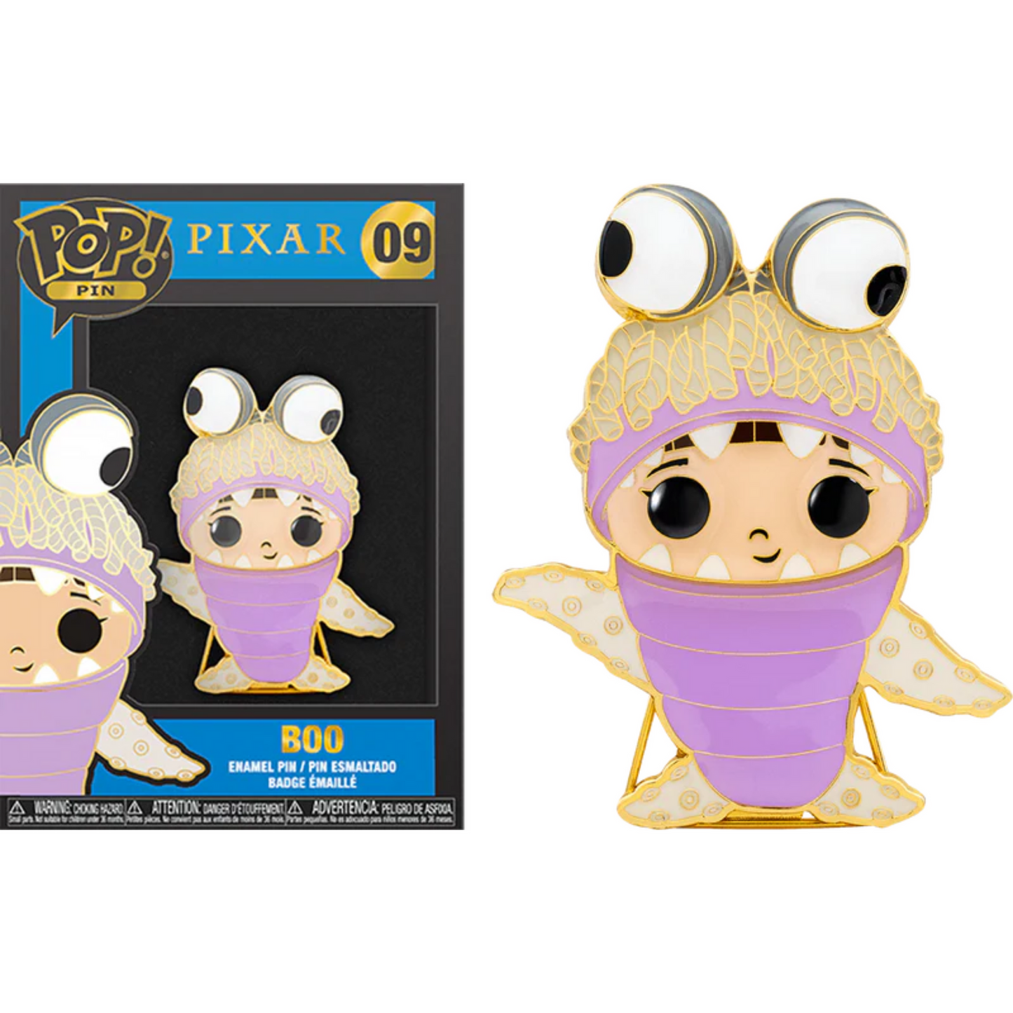 Monsters, Inc. - Boo Monster Suit 4" Pop! Enamel Pin