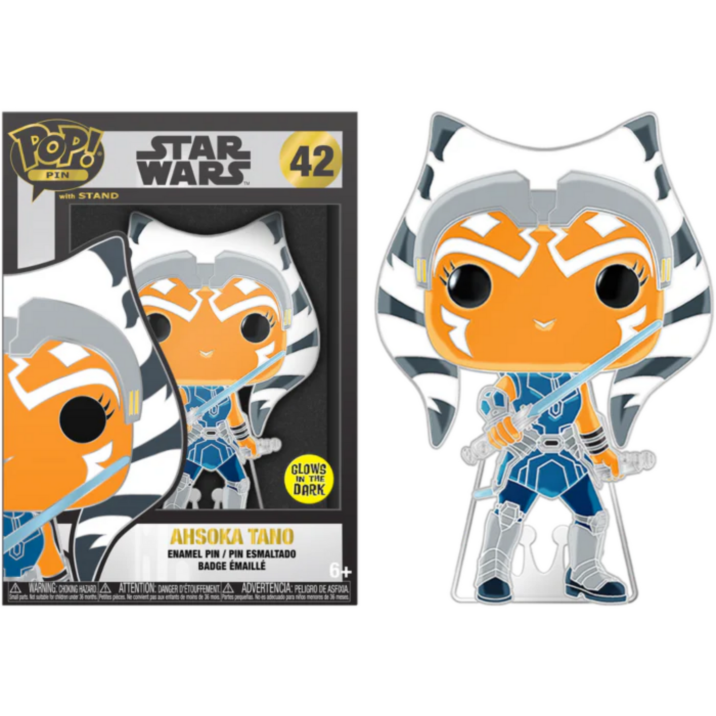 Star Wars: Clone Wars - Ahsoka 4" Pop! Pin