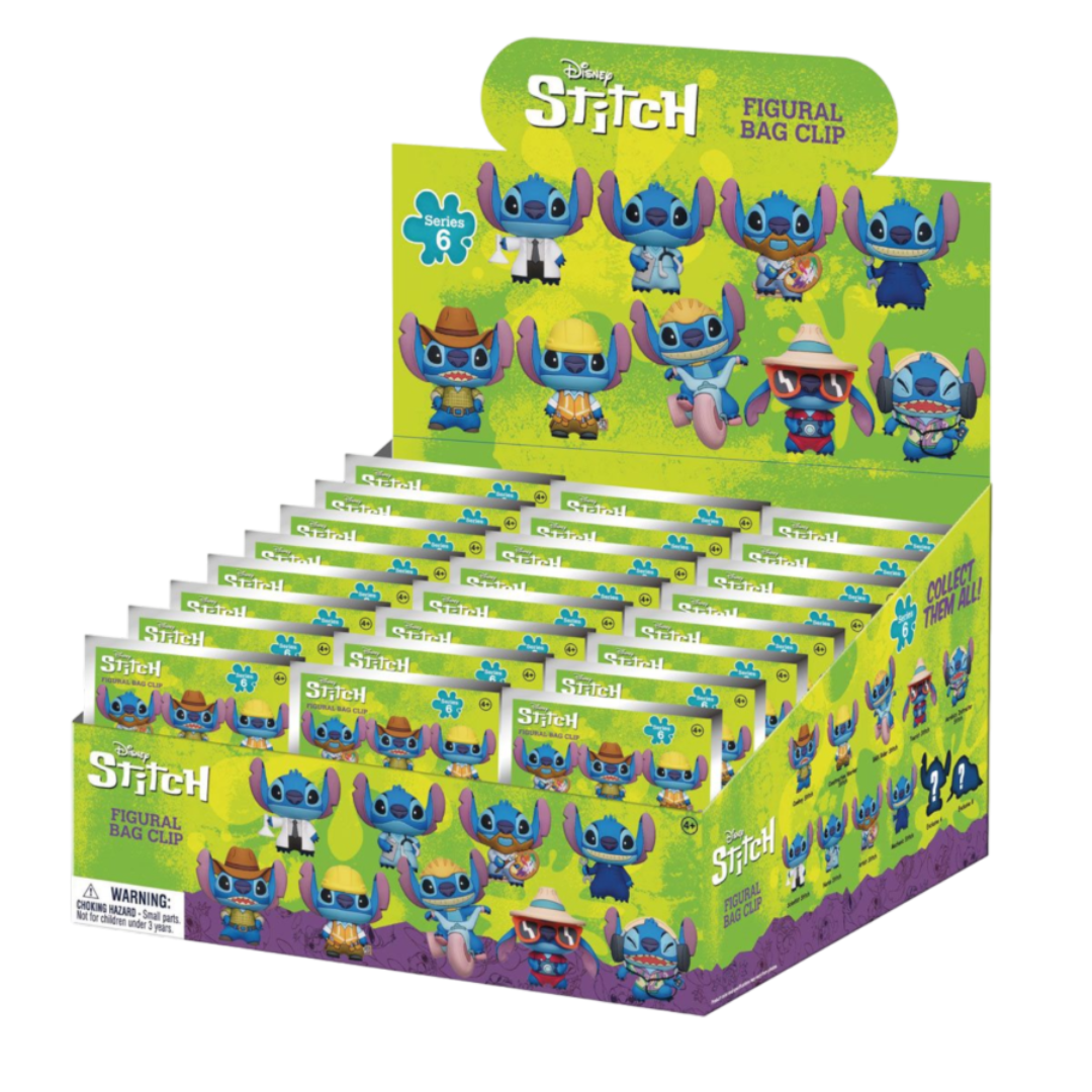 
                  
                    Lilo & Stitch - 3D PVC Bag Clips (Series 6) Blind Bag
                  
                