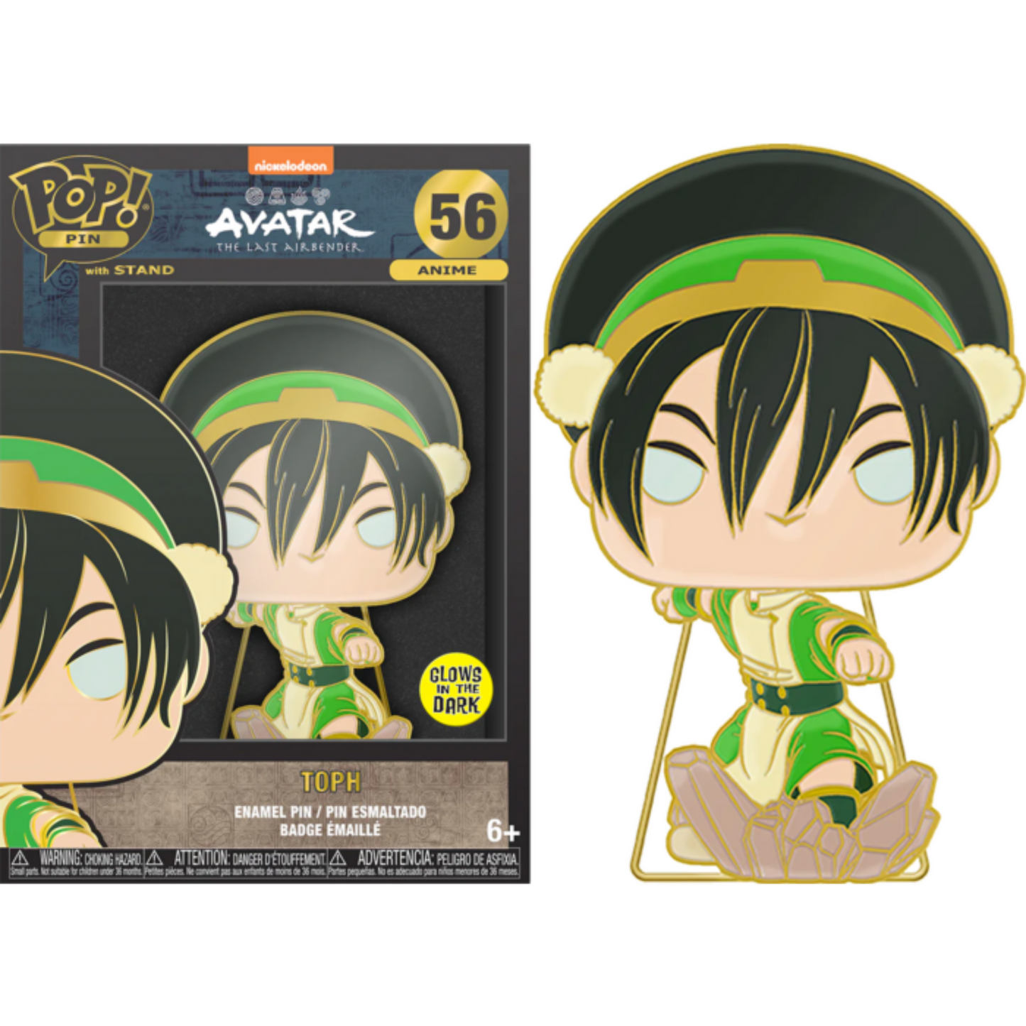 Avatar: the Last Airbender - Toph 4" Pop! Pin