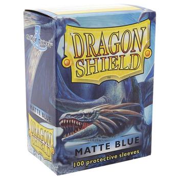 Dragon Shield Standard 100ct Blue MATTE 63x88mm Sleeves-Dragon Shield-ProHobbies