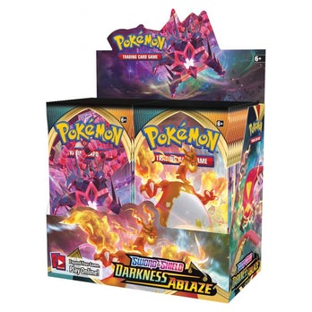 Pokemon Sword & Shield Darkness Ablaze Box - Command Elite Hobbies