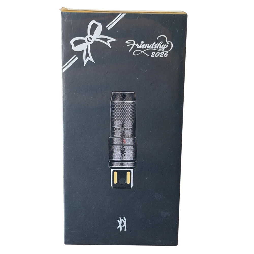 Olight Friendship 2026 Ti Imini 2 Stone Washed Titanium Flashlight