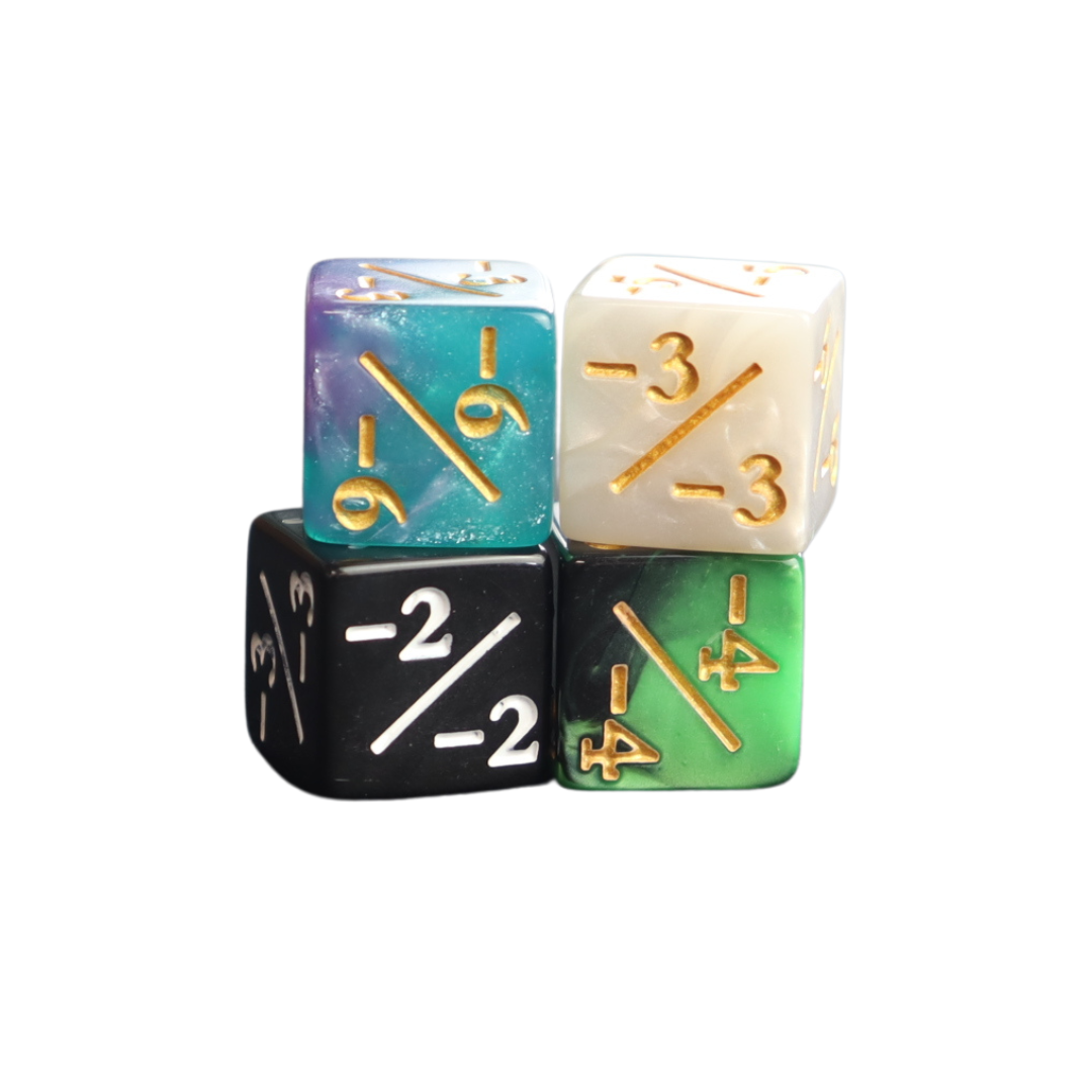 Negative Counter Dice (-1-1) - 5 Pack - Magic: the Gathering counter dice