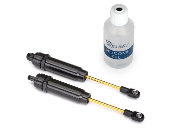 TRAXXAS 2662: Big Bore shocks (XX-long) (hard-anodized & PTFE-coated T6 aluminum) (2pk)