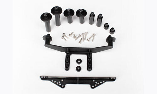 Traxxas Body Mount Front & Rear (BLACK) - Command Elite Hobbies