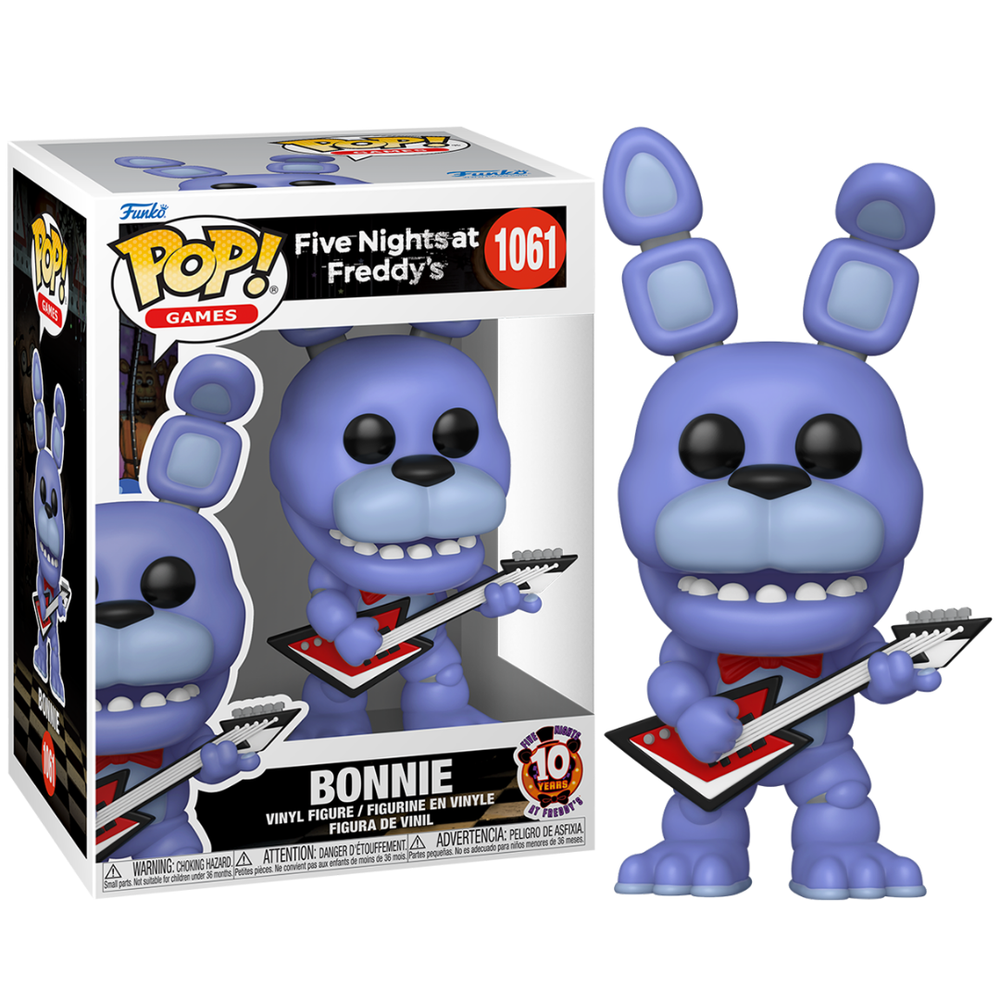 
                  
                    Five Nights at Freddy's: 10th Anniversary - Bonnie with Guitar Pop! Vinyl Figure
                  
                