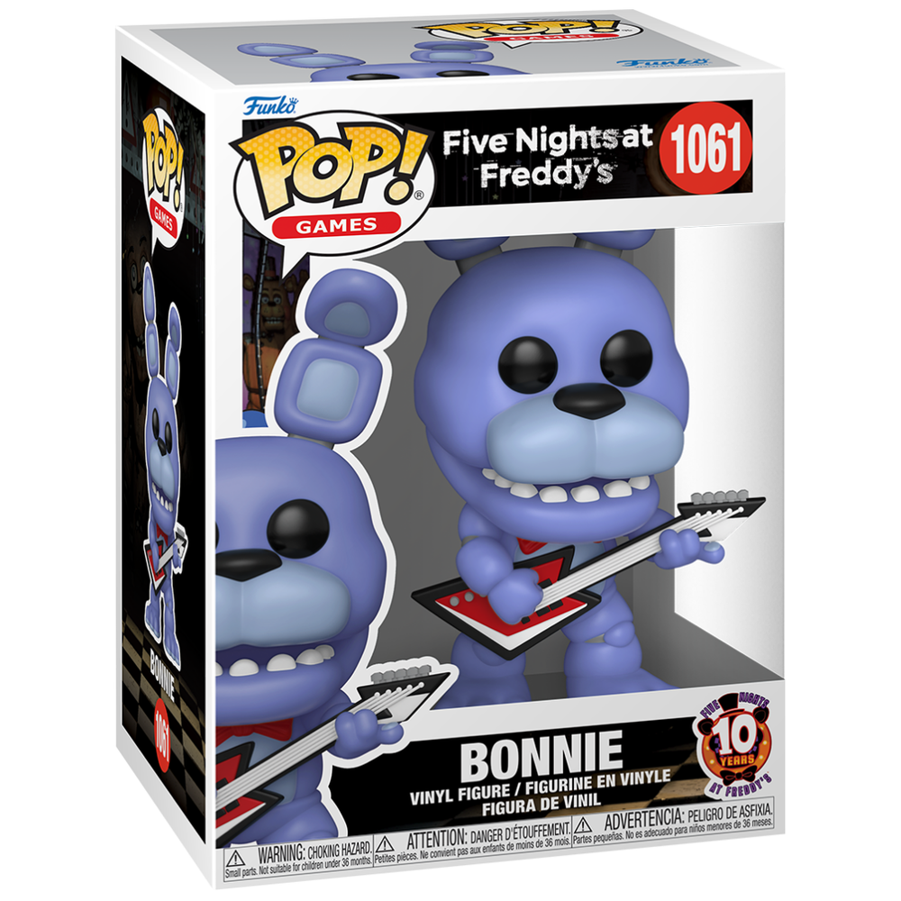
                  
                    Five Nights at Freddy's: 10th Anniversary - Bonnie with Guitar Pop! Vinyl Figure
                  
                