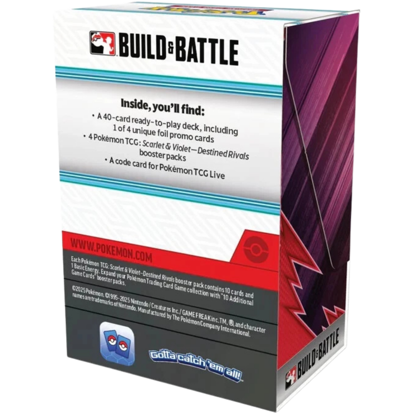 
                  
                    (PRE ORDER) Pokemon TCG Scarlet & Violet : Destined Rivals Build & Battle Box
                  
                