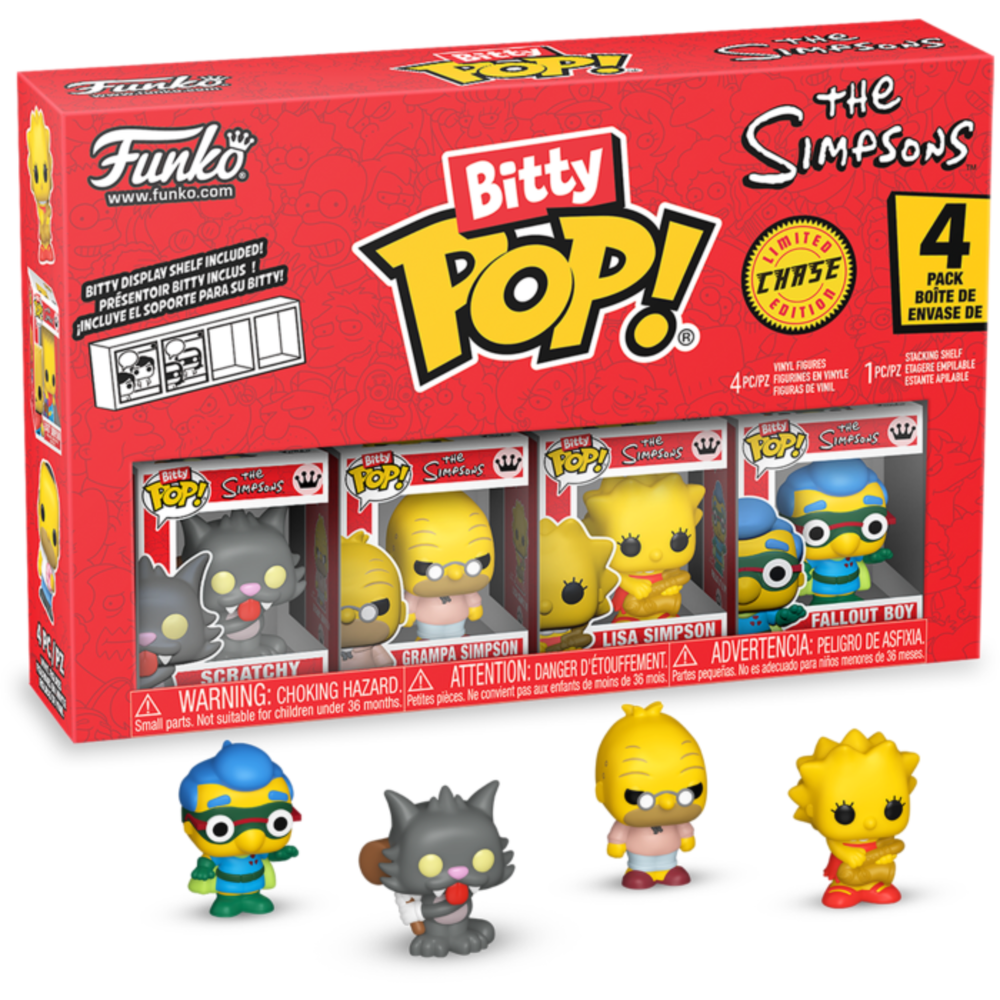 Simpsons - Scratchy Bitty Pop! 4PK