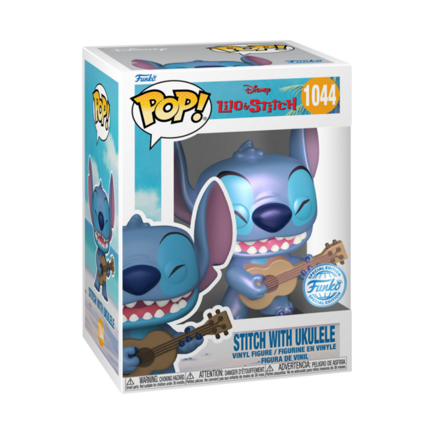
                  
                    Lilo & Stitch - Stitch with Ukulele (Pearlescent) Pop! Vinyl Figure
                  
                
