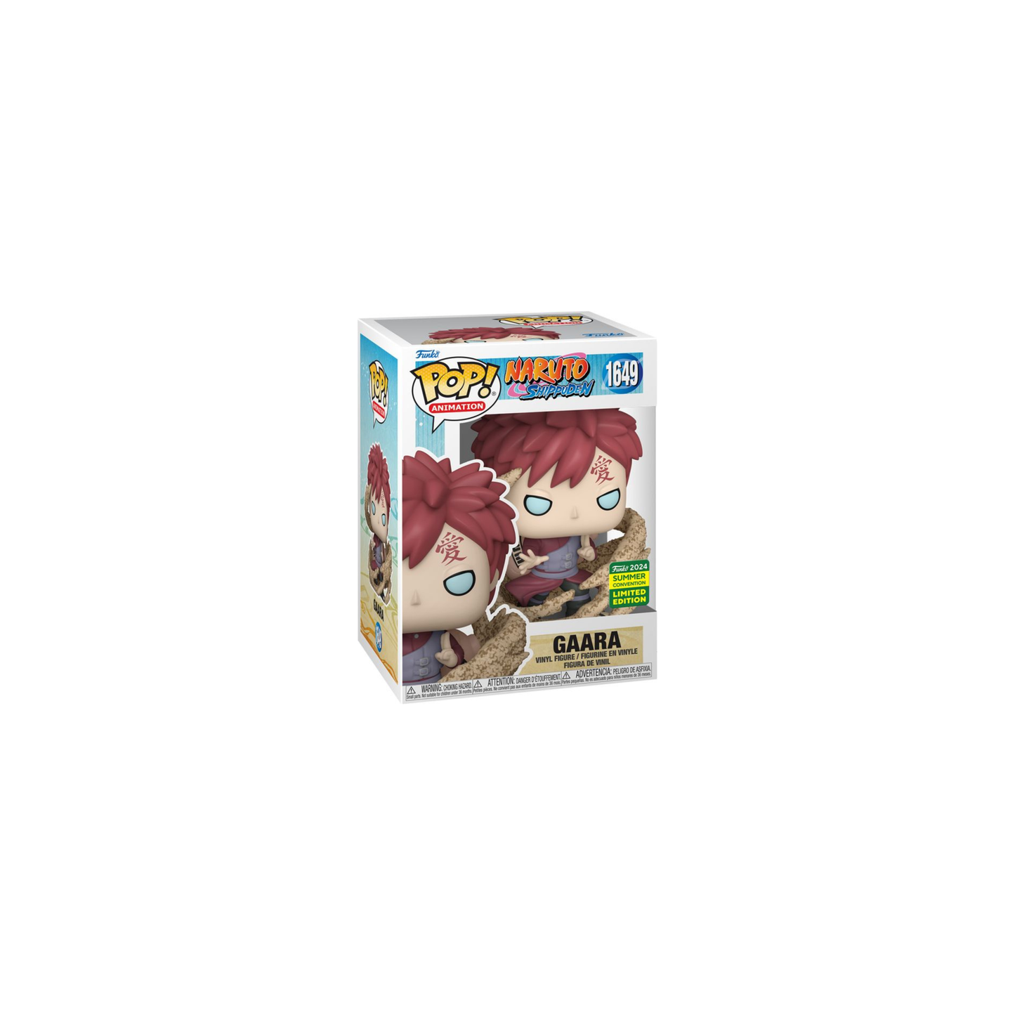 Naruto Shippuden - Gaara SDCC 2024 US Exclusive Pop! Vinyl [RS]