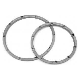 #3242 HPI Racing Wheel bead lock rings, silver-HPI RACING-ProHobbies