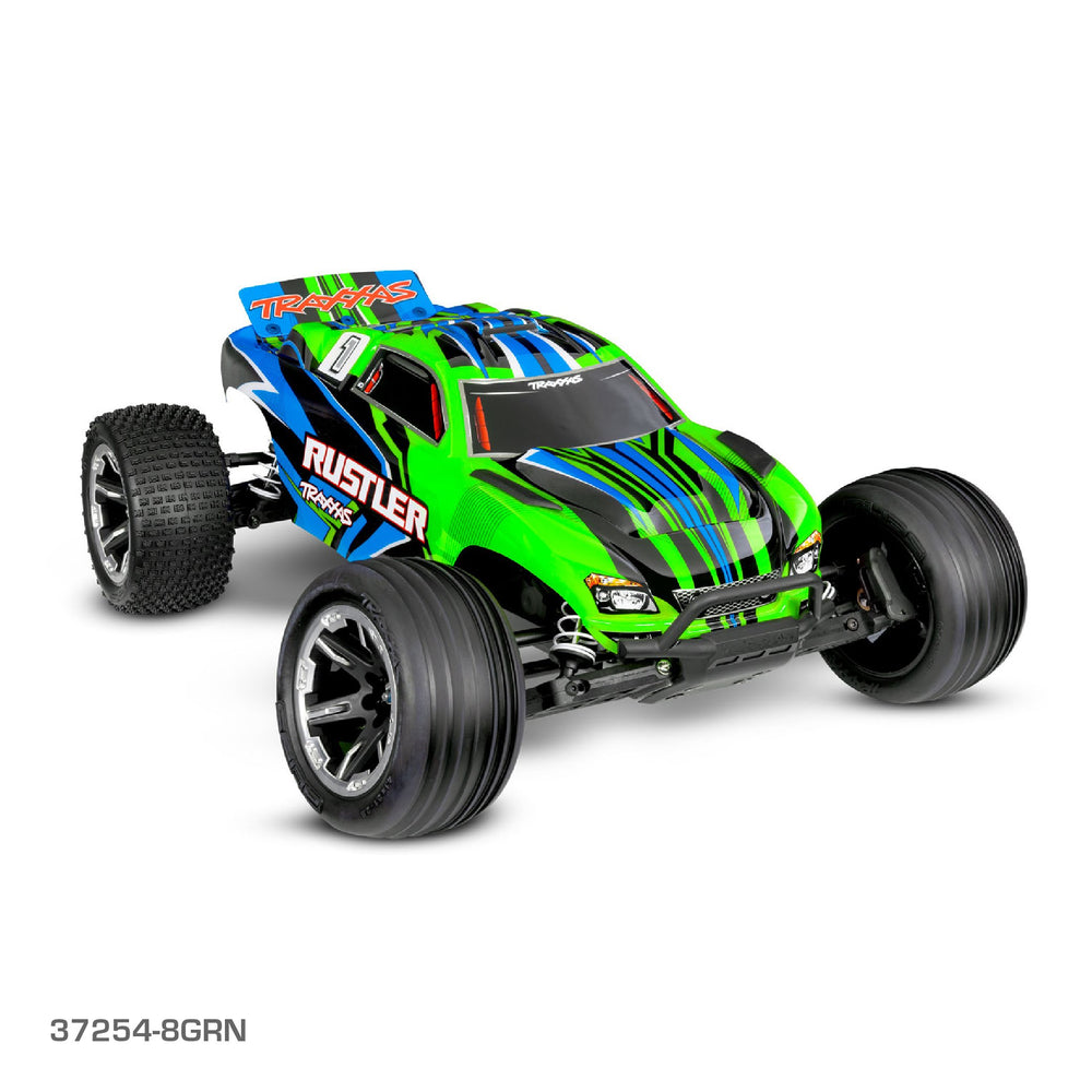 TRAXXAS RUSTLER 2WD HD W/USB-C - GREEN-Traxxas-ProHobbies