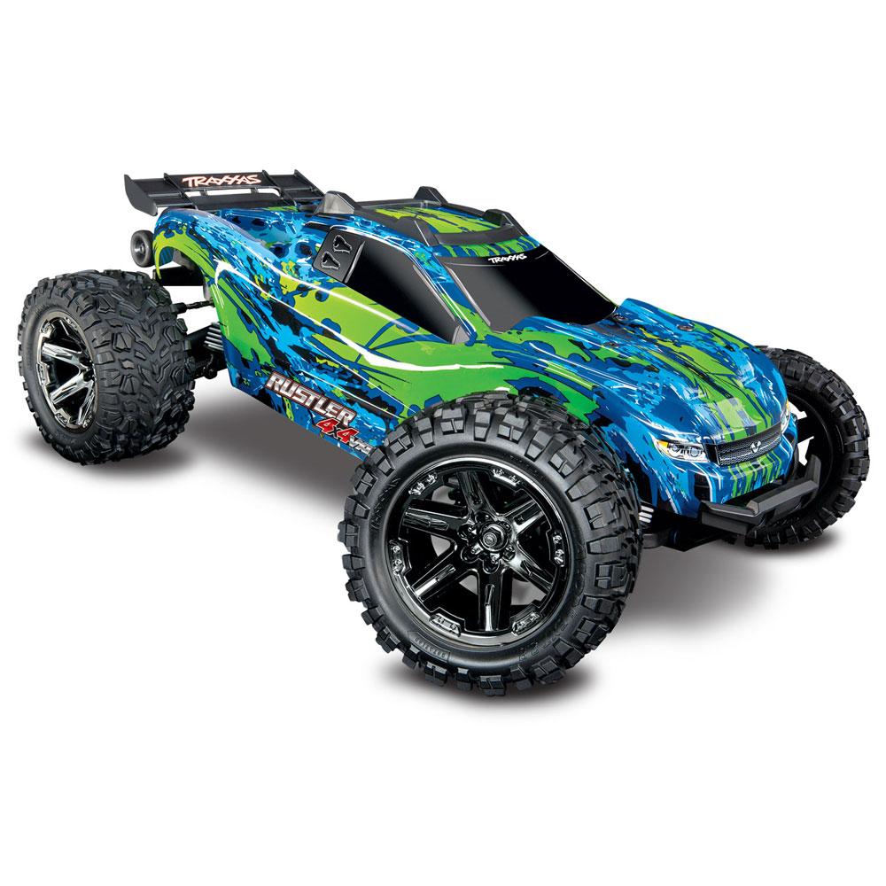 TRAXXAS RUSTLER 4X4 VXL 1:10 - GREEN | Command Elite Hobbies.