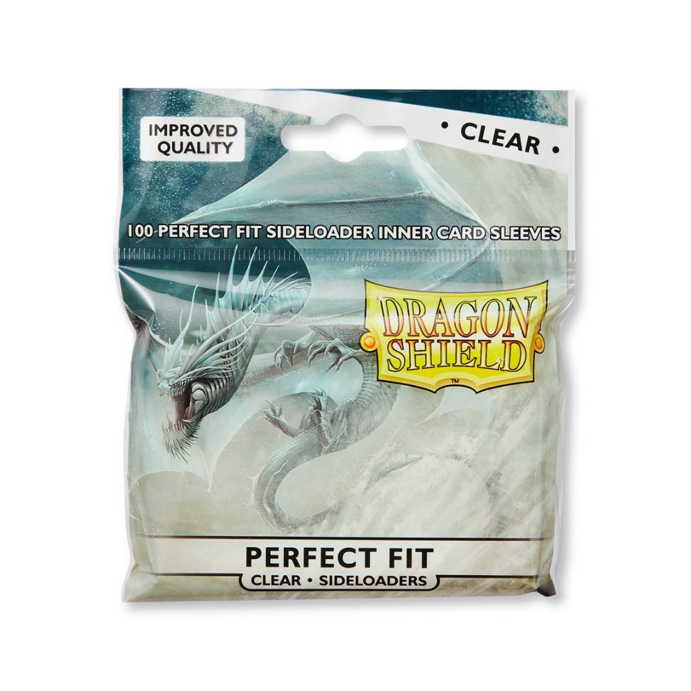 Dragon Shield perfect fit Sideloader sleeves - Clear