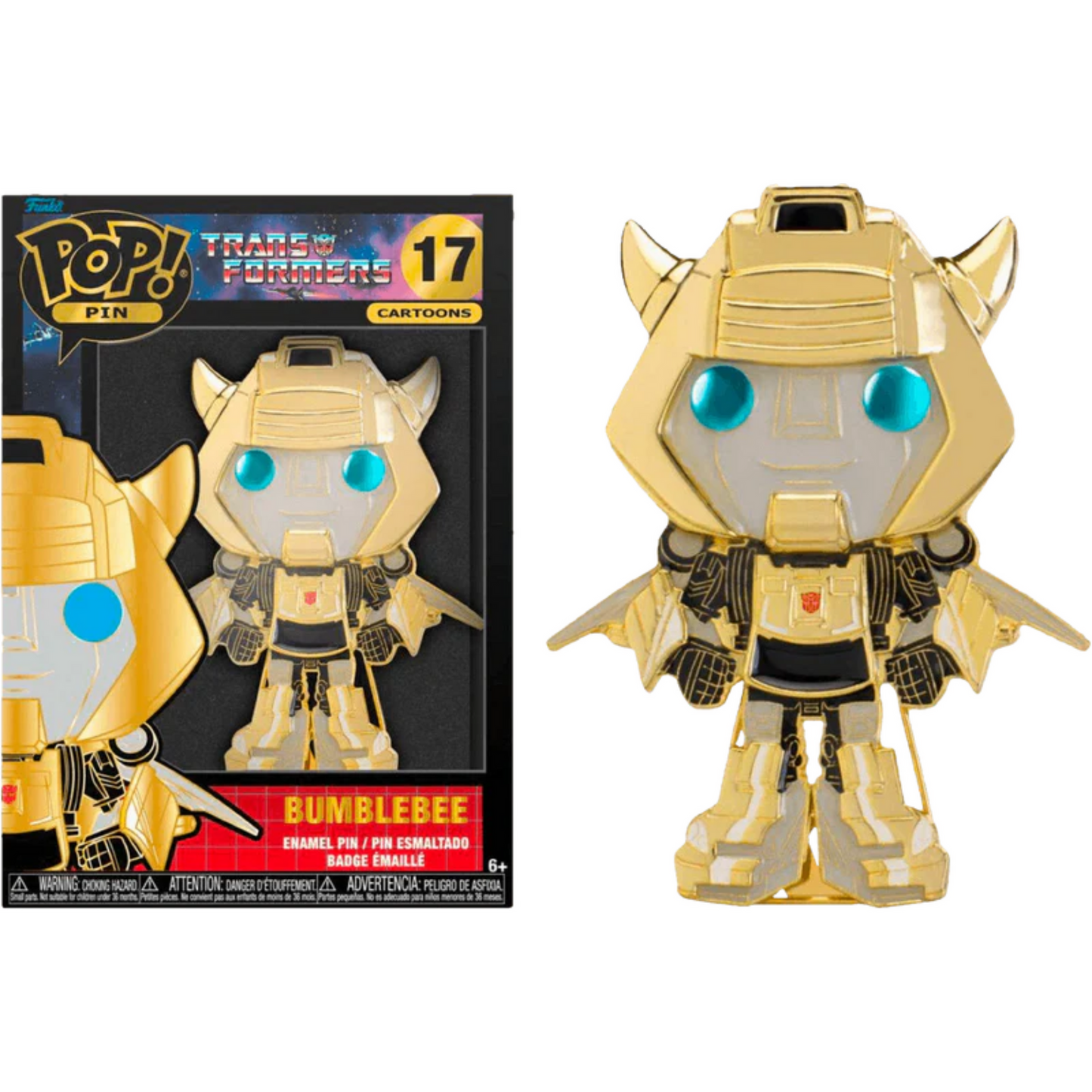 Transformers (TV) - Bumblebee 4" Pop! Enamel Pin