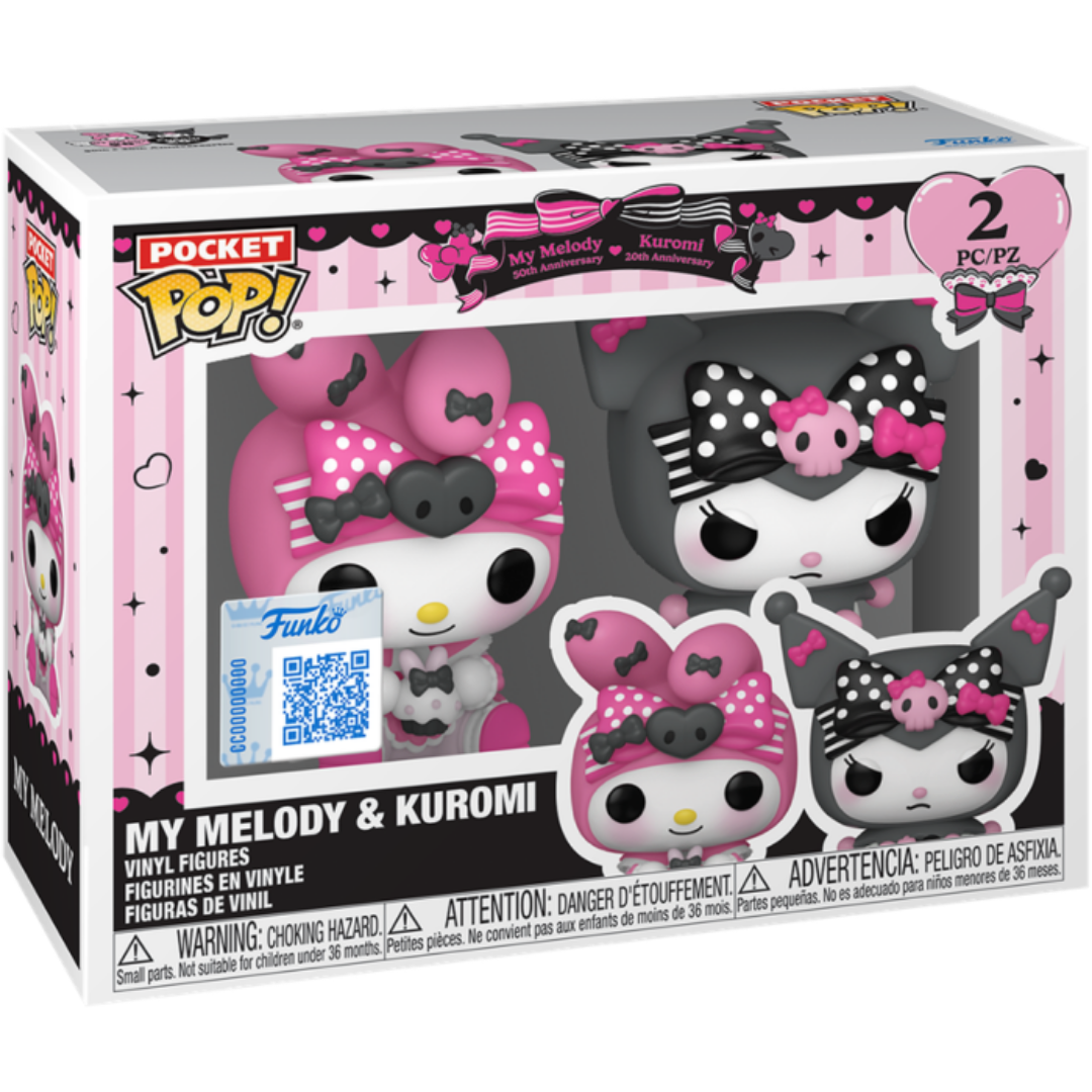 
                  
                    Hello Kitty & Friends - My Melody & Kuromi Pocket Pop! Vinyl Figure 2-Pack
                  
                