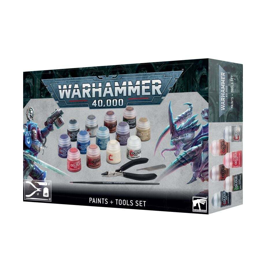 Warhammer 40000 Paints and Tools Set 2023-Games Workshop-ProHobbies