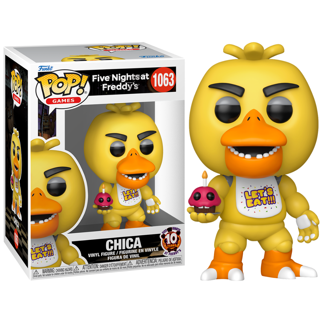 Five Nights at Freddy's: 10th Anniversary - Chica with Cupcake Pop! Vinyl Figure