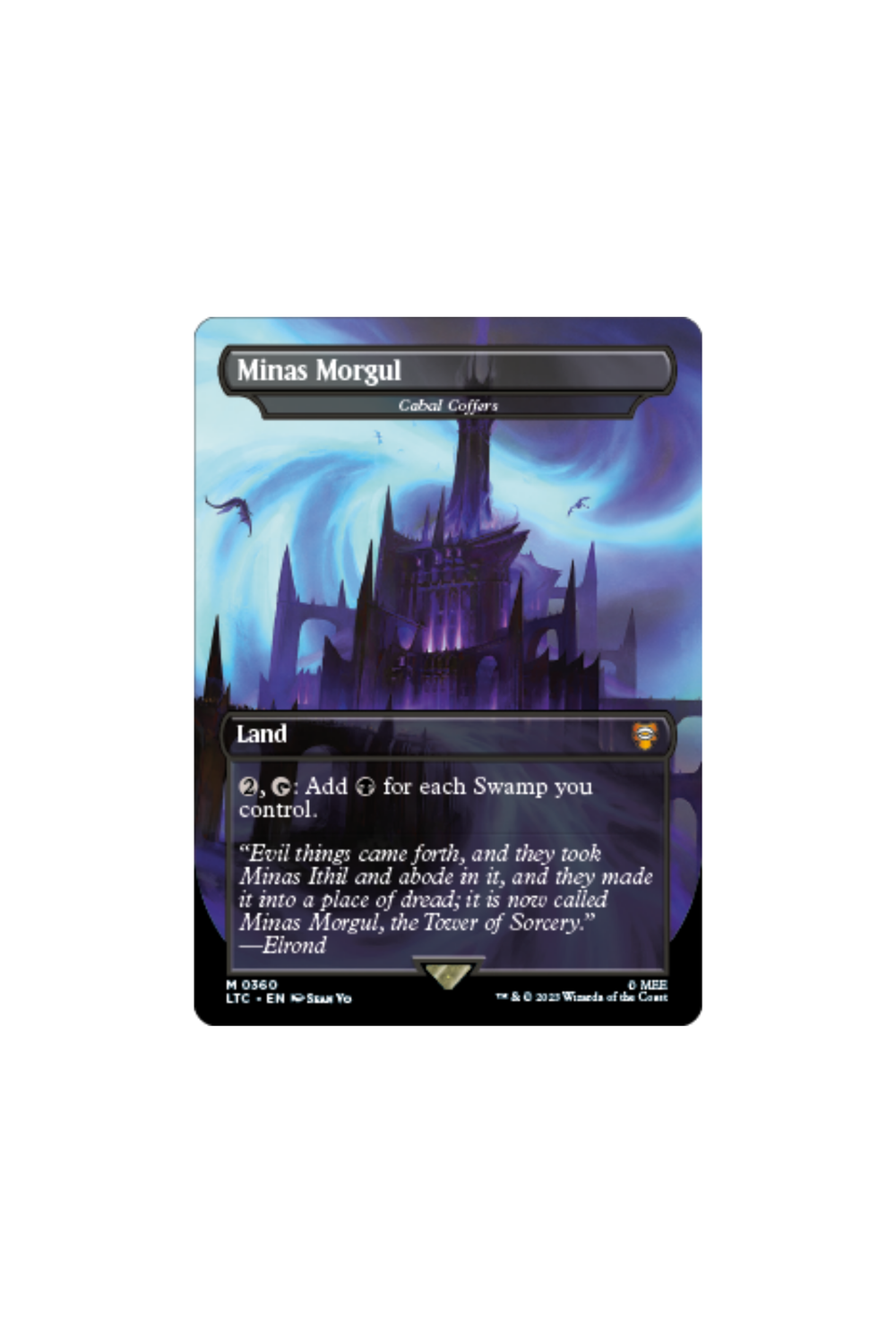 The Lord of the Rings: Tales of Middle-earth Commander Decks Variants FOIL: Cabal Coffers (0360 - Minas Morgul)