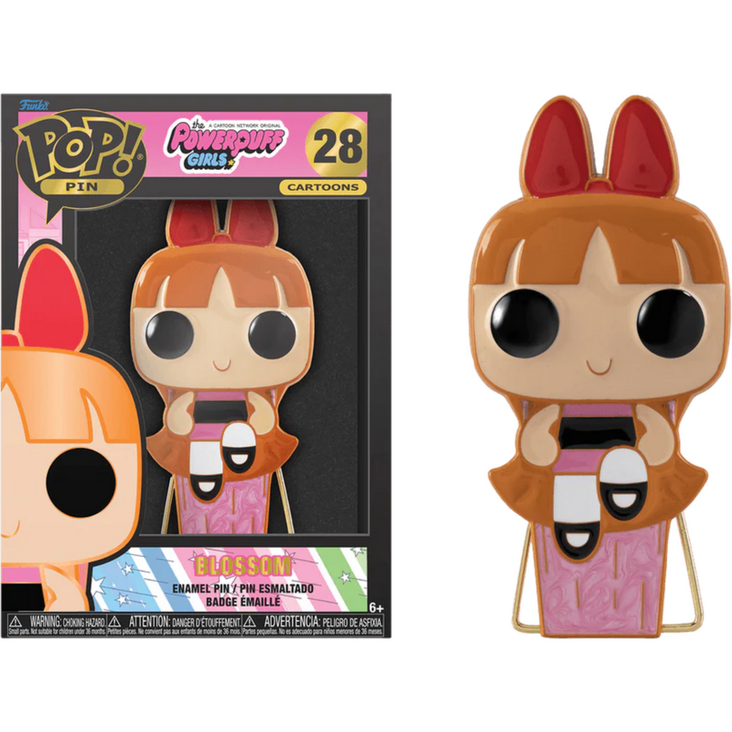 Powerpuff Girls - Blossom 4" Enamel Pop! Pin