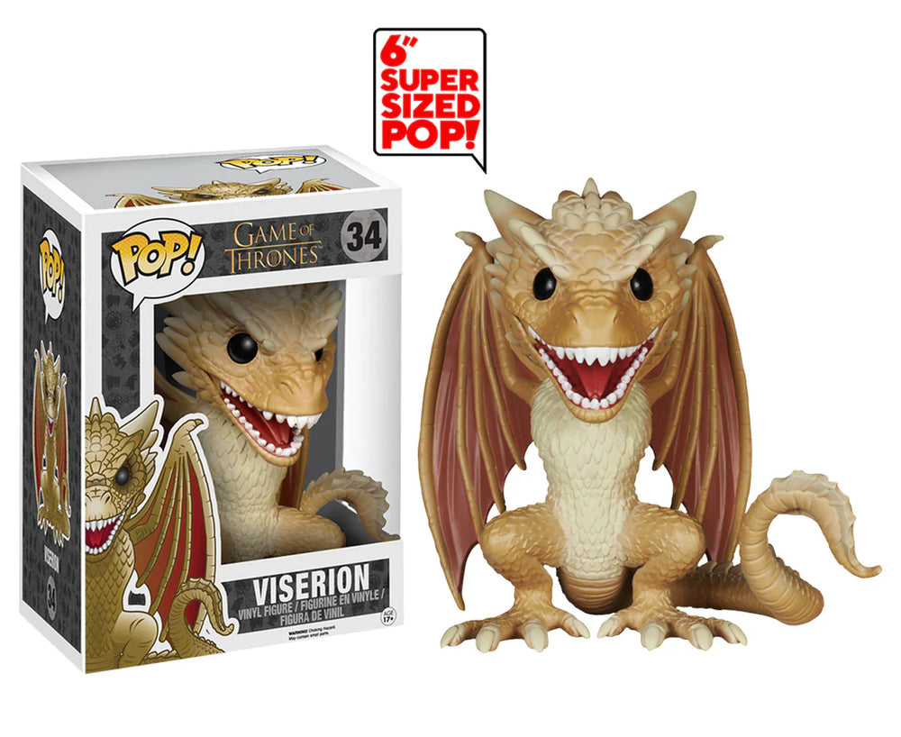 Funko POP! Game of Thrones: Viserion Super Sized Vinyl Figure 34