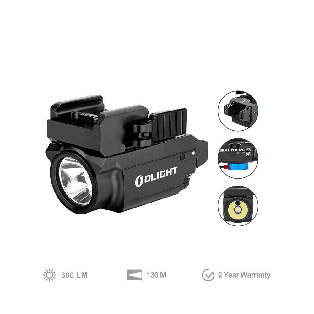 
                  
                    Olight Baldr RL Mini 600 lumens Tactical Flashlight / Red Laser Combo-EXTERNALS-Olight-ProHobbies
                  
                