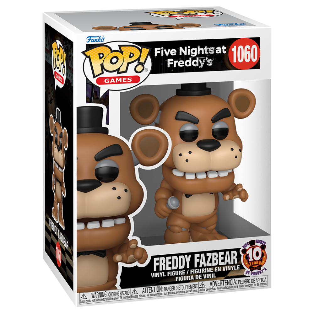 
                  
                    Five Nights at Freddy's: 10th Anniversary - Freddy Fazbear Pop! Vinyl Figure
                  
                