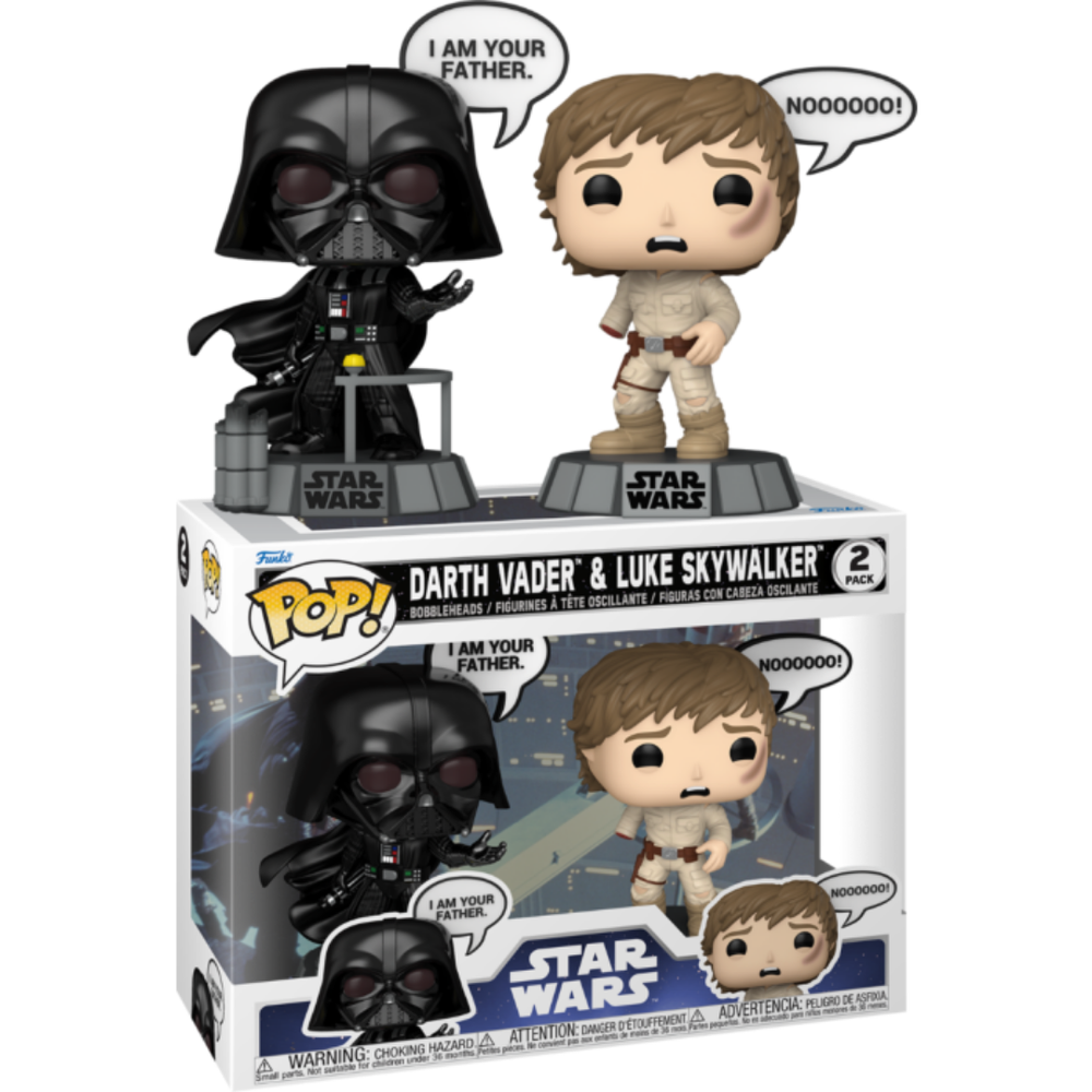 Star Wars - Darth Vader & Luke Skywalker (I Am Your Father) Pop! Vinyl Figure 2-Pack