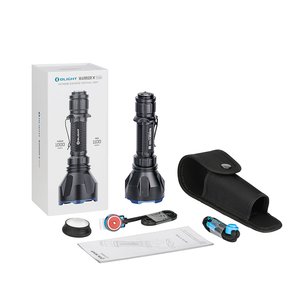 
                  
                    Olight Warrior X Turbo Max 1100 lumens Tactical Flashlight-EXTERNALS-Olight-ProHobbies
                  
                