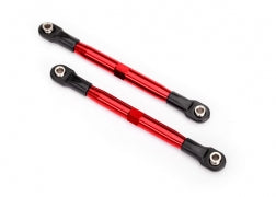 Traxxas Toe links (TUBES red-anodized, 7075-T6 aluminum) | Command Elite Hobbies.